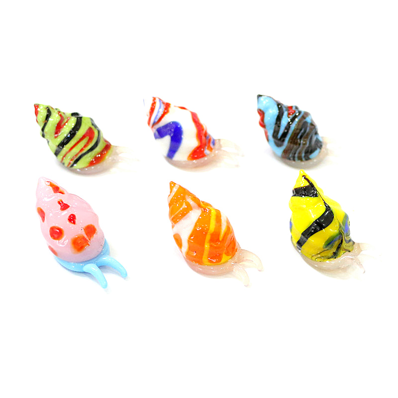 Marine Aquarium Decorations - Cute Murano Glass Marine Animal Figurine