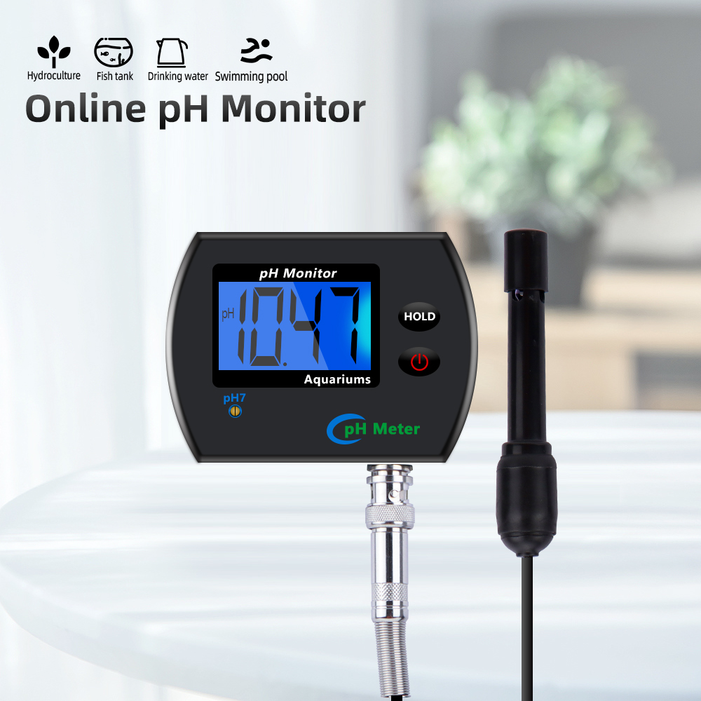 Marine Aquarium Water Test Kit - PH Meter for Aquarium Multi-parameter Water