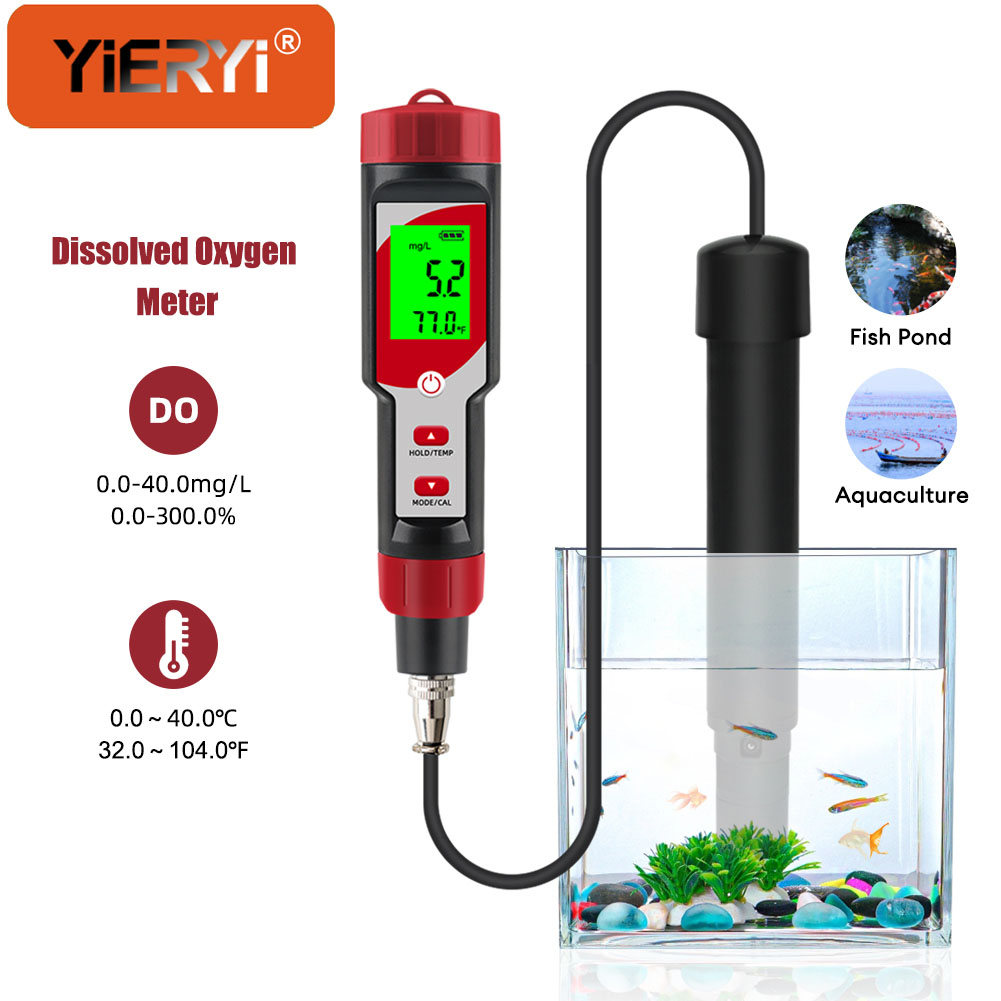 Marine Aquarium Water Test Kit - Dissolved Oxygen Meter for water ATC,