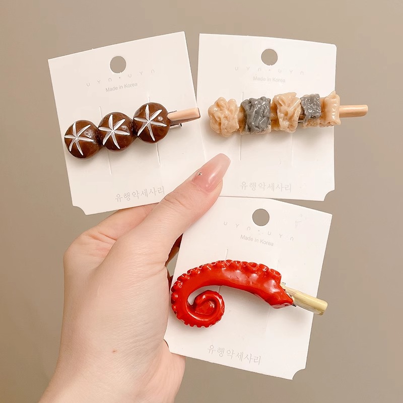 Women Simulated Food Hair Clip - Marine Salt Mix recension och pris