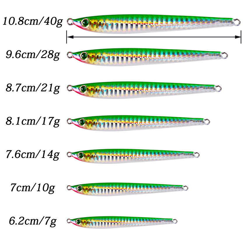 10pcs/lot Metal Casting Jigs 7 - Marine Salt Mix recension och pris