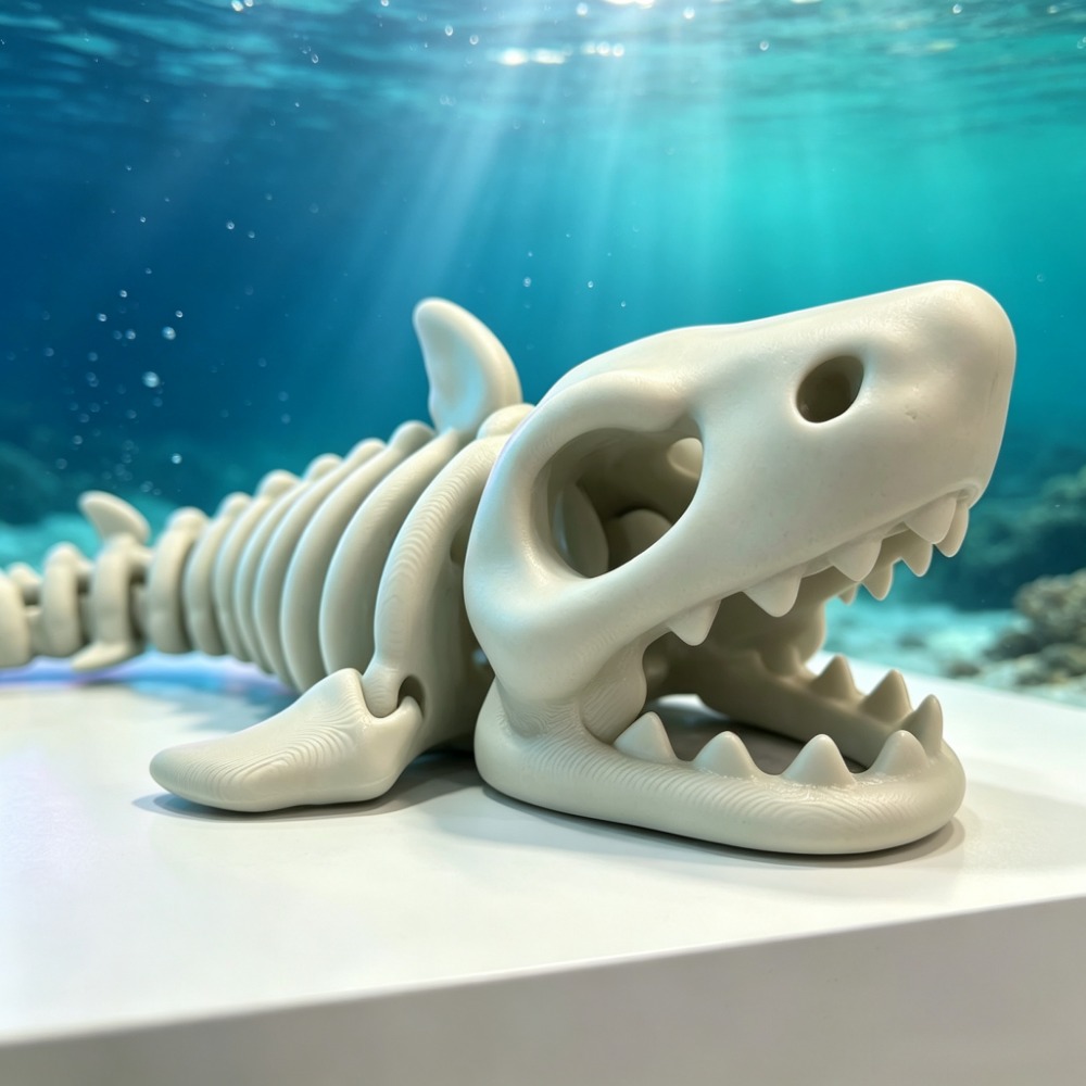 Shark Skeleton Aquarium Decor  - Marine Aquarium Decorations recension och pris