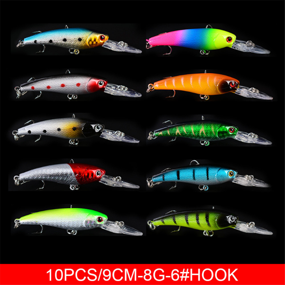20pcs/lot Minnow Fishing Lures - Marine Salt Mix recension och pris