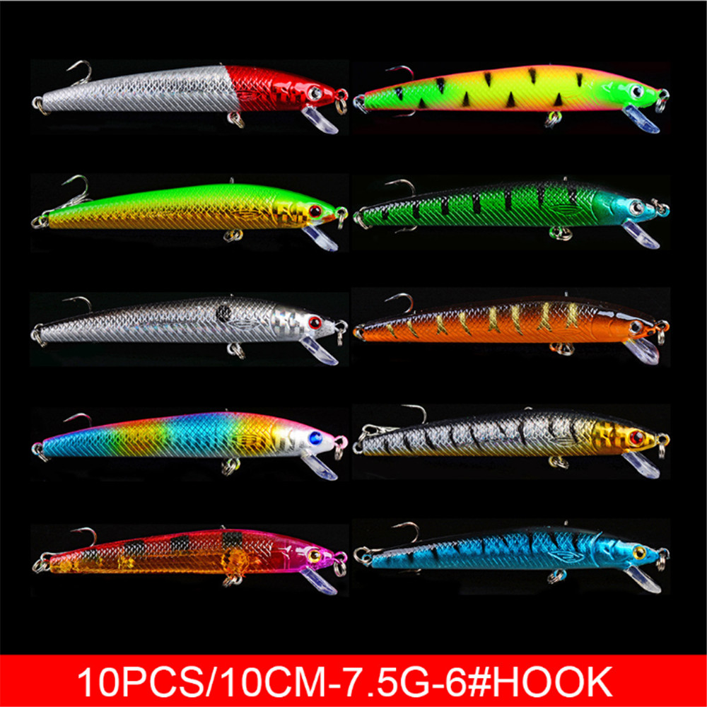 20pcs/lot Minnow Fishing Lures - Marine Salt Mix recension och pris