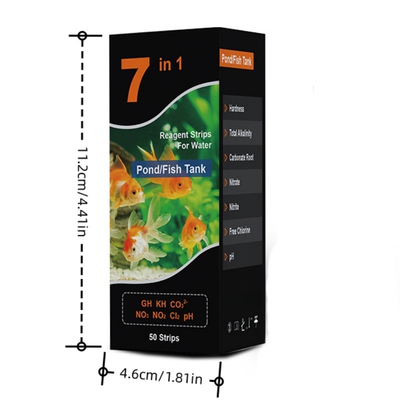 7-in-1 Aquarium Freshwater pH  - Marine Aquarium Water Test Kit recension och pris