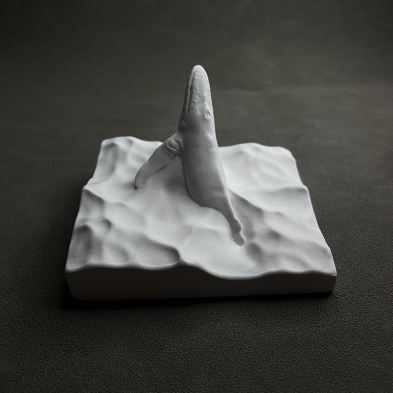 Humpback Whale Statue Plaster  - Marine Aquarium Decorations recension och pris