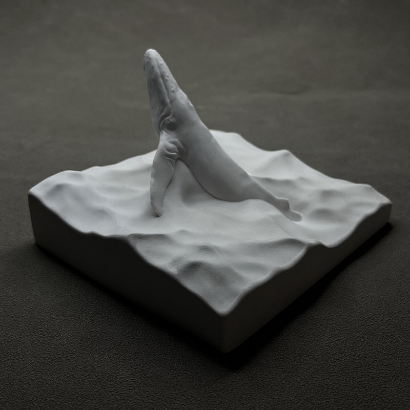 Humpback Whale Statue Plaster  - Marine Aquarium Decorations recension och pris