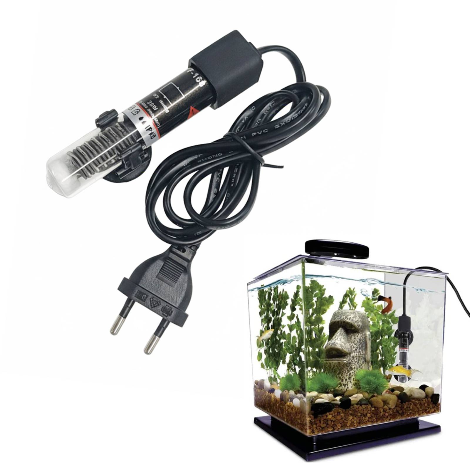 Mini Aquarium Heater Submersib - Marine Aquarium Water recension och pris