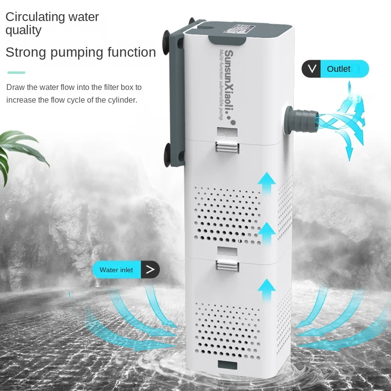 SUNSUN 3 in 1 Filter for Aquar - Aquarium Blue Marine Reef 60 recension och pris