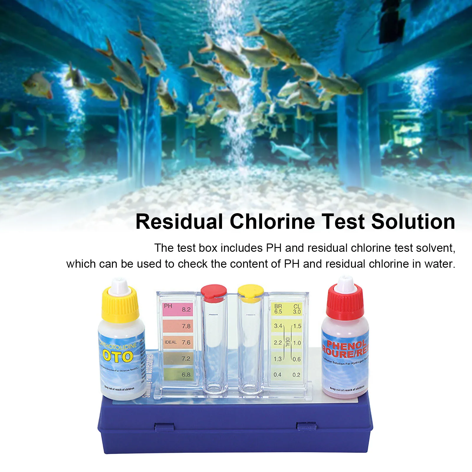 Testing Pipe Water Quality Tes - Marine Aquarium Water Test Kit recension och pris