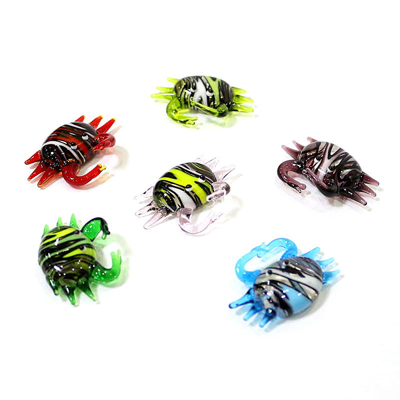 Handmade Cute Mini Glass Crab  - Marine Aquarium Decorations recension och pris
