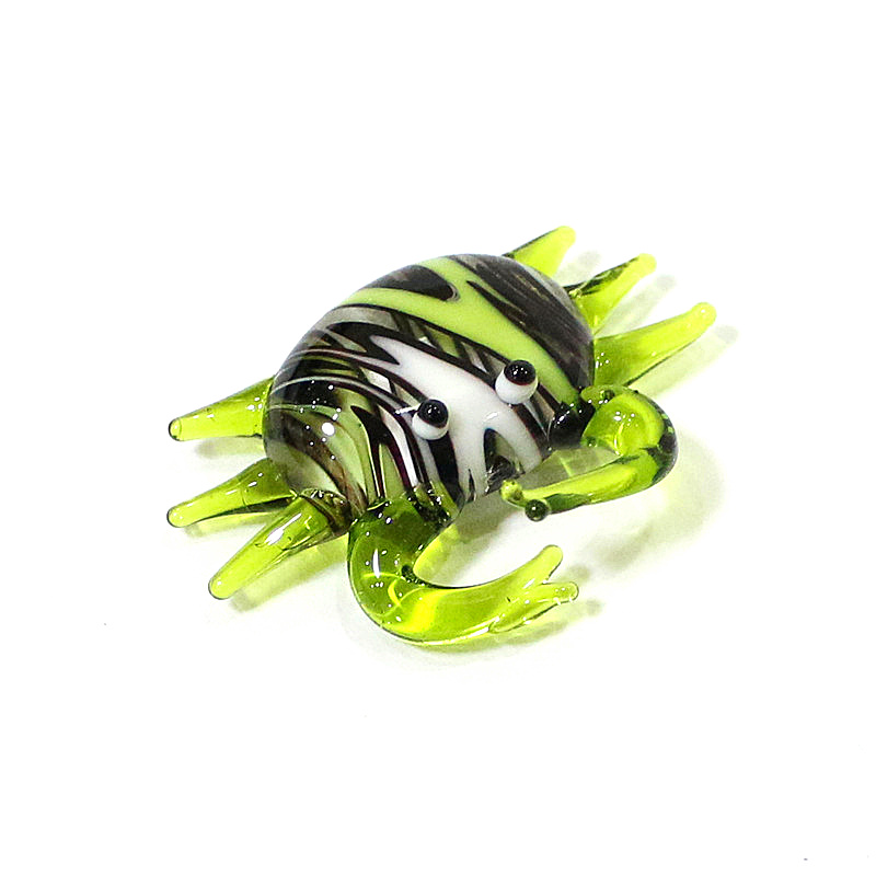 Handmade Cute Mini Glass Crab  - Marine Aquarium Decorations recension och pris