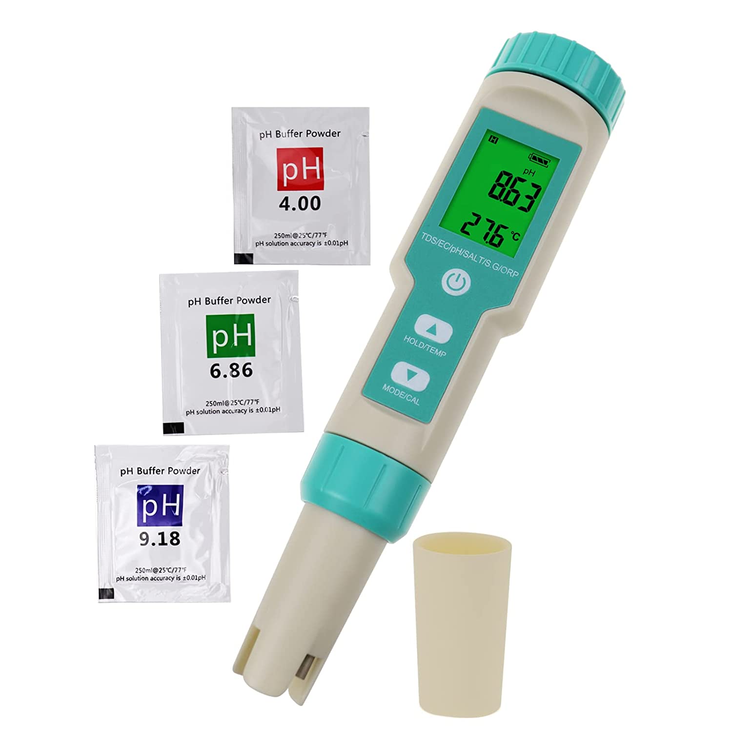 Bluetooth 7 in 1 Multifunction - Marine Aquarium Water Test Kit recension och pris