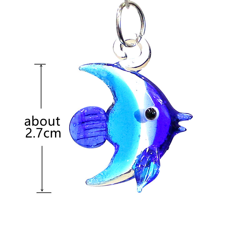 2pcs Mini Fish Glass Pendant C - Marine Aquarium Decorations recension och pris