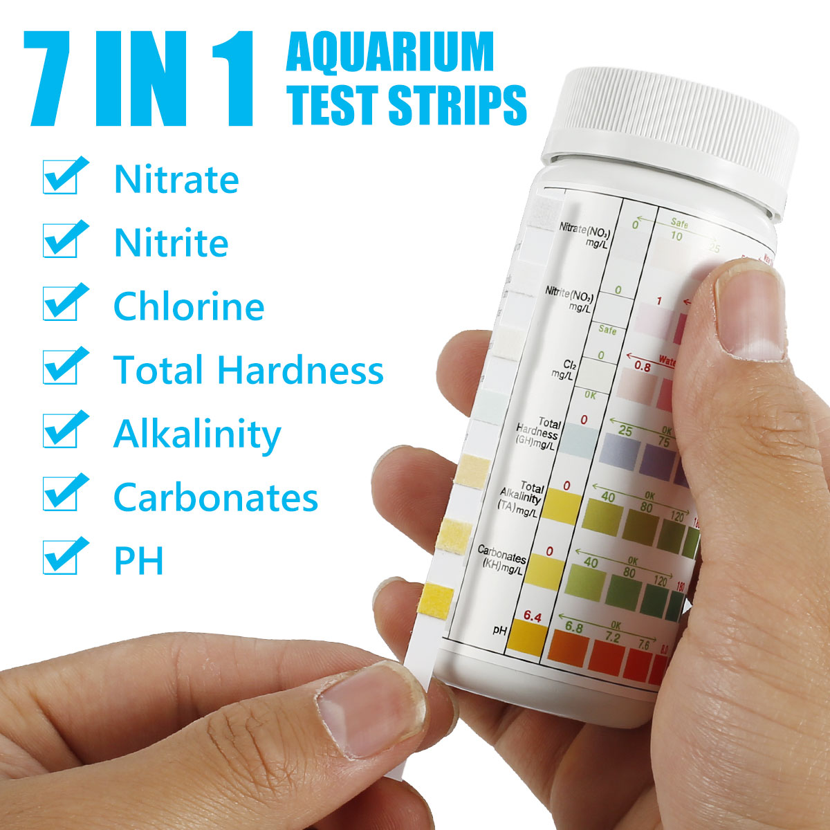 100/200Pcs Aquarium Test Strip - Marine Aquarium Water Test Kit recension och pris