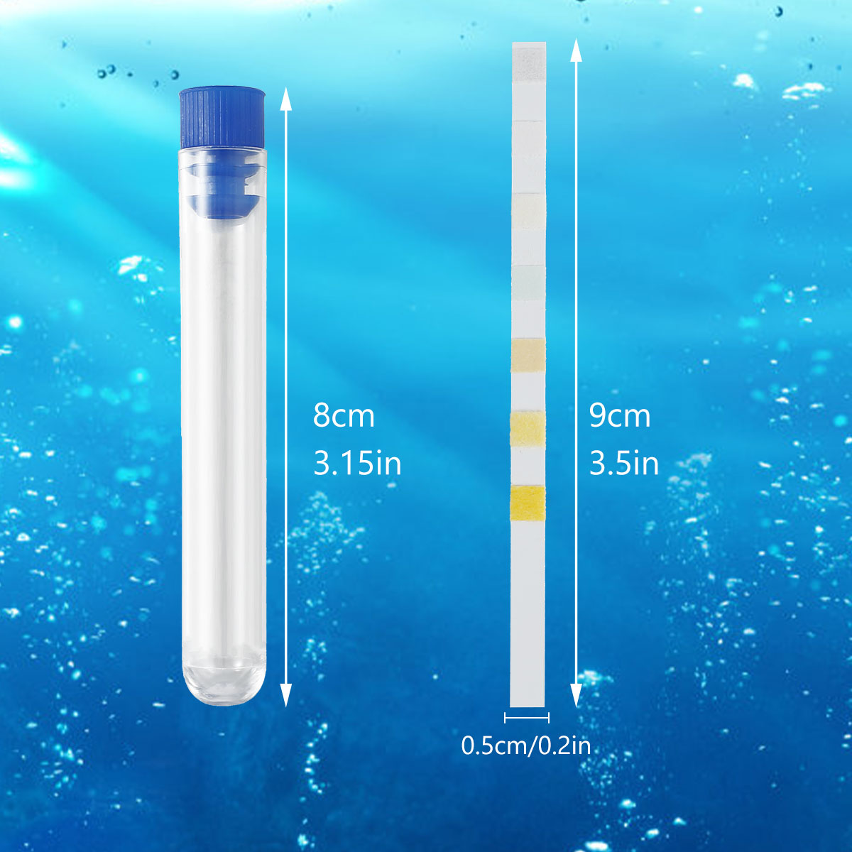 100/200Pcs Aquarium Test Strip - Marine Aquarium Water Test Kit recension och pris