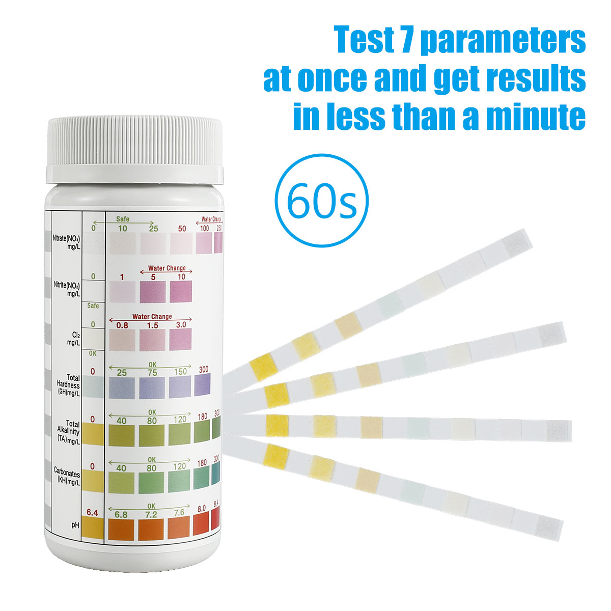 100/200Pcs Aquarium Test Strip - Marine Aquarium Water Test Kit recension och pris