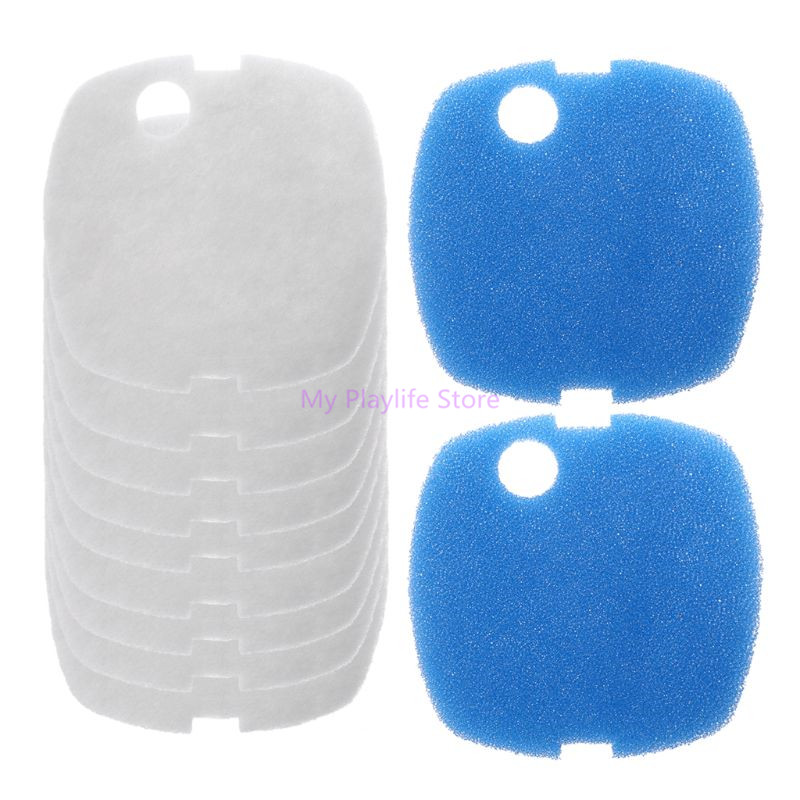 10pcs Aquarium Filter Pads Spo - Aquarium Blue Marine Reef 60 recension och pris