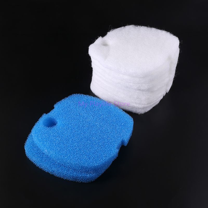 10pcs Aquarium Filter Pads Spo - Aquarium Blue Marine Reef 60 recension och pris